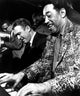Anatomy of a Murder photo print featuring James Stewart and Duke Ellington, classic film art.