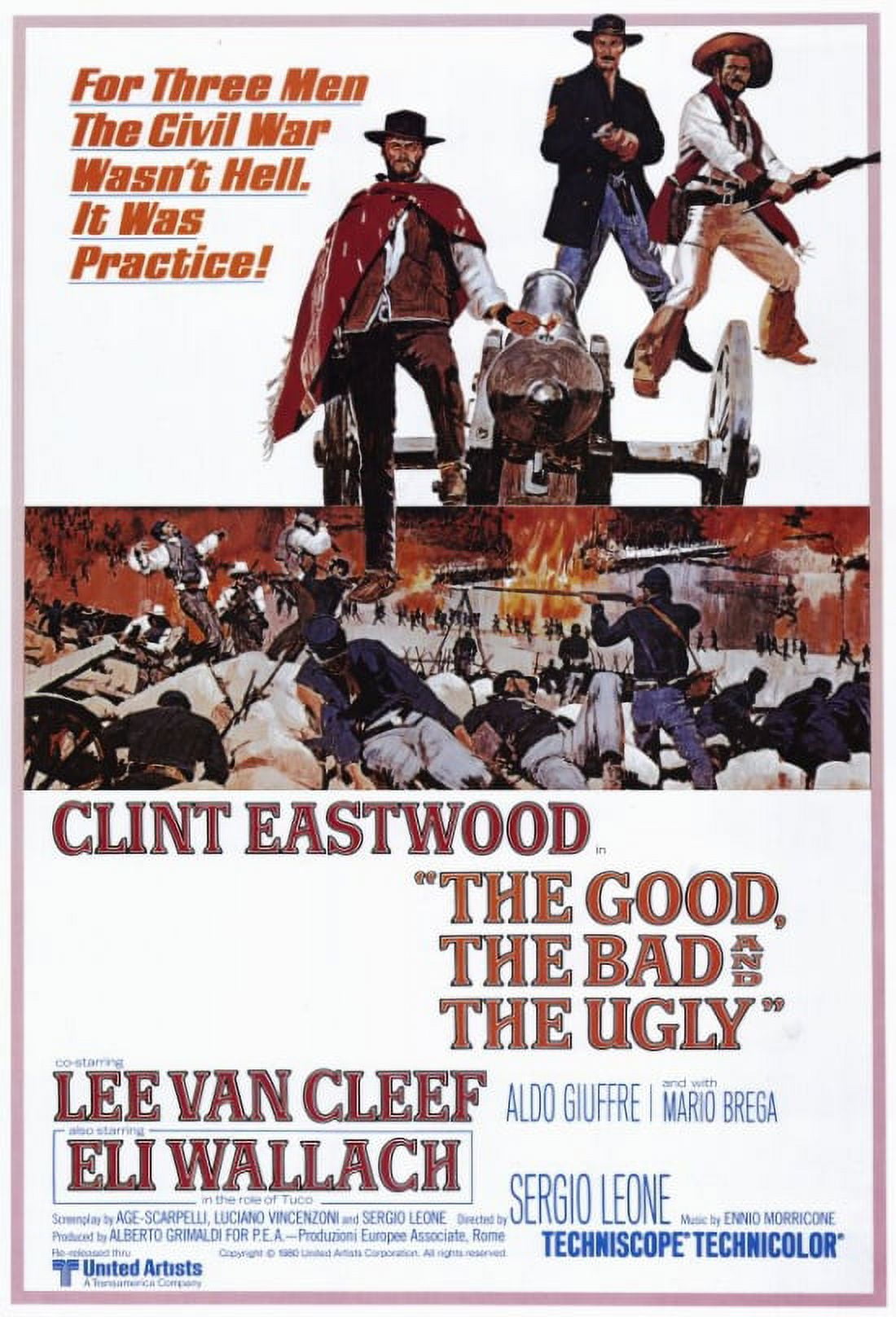 The Good the Bad and the Ugly Movie Poster Print (27 x 40)
