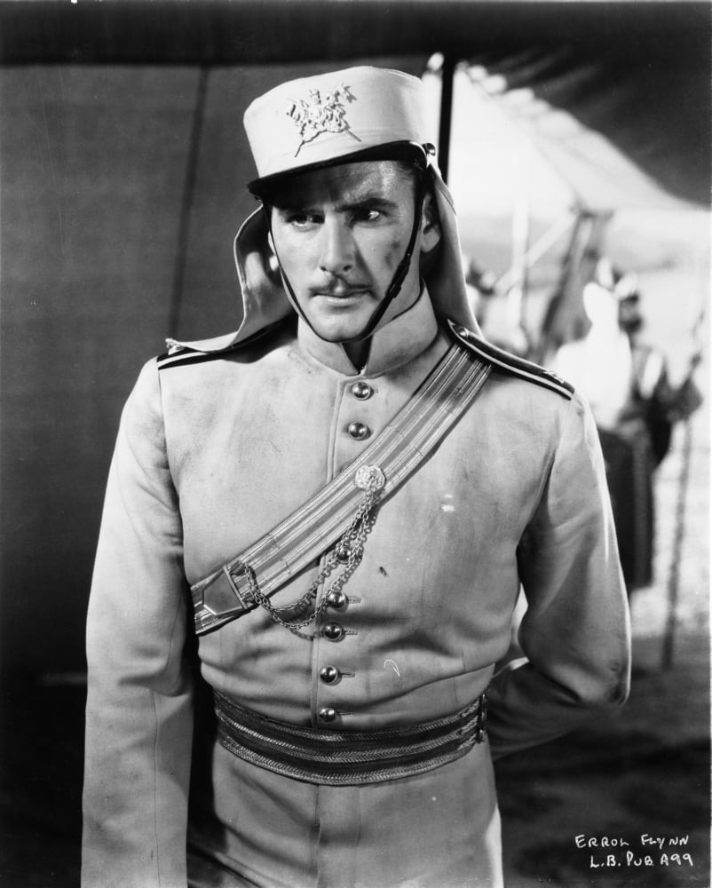Classic photo print of Errol Flynn, Hollywood icon.