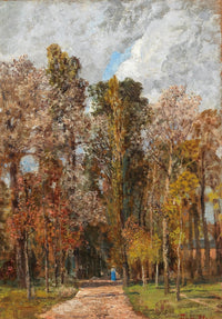Kleiner Prater Park Art Print by Tina Blau
