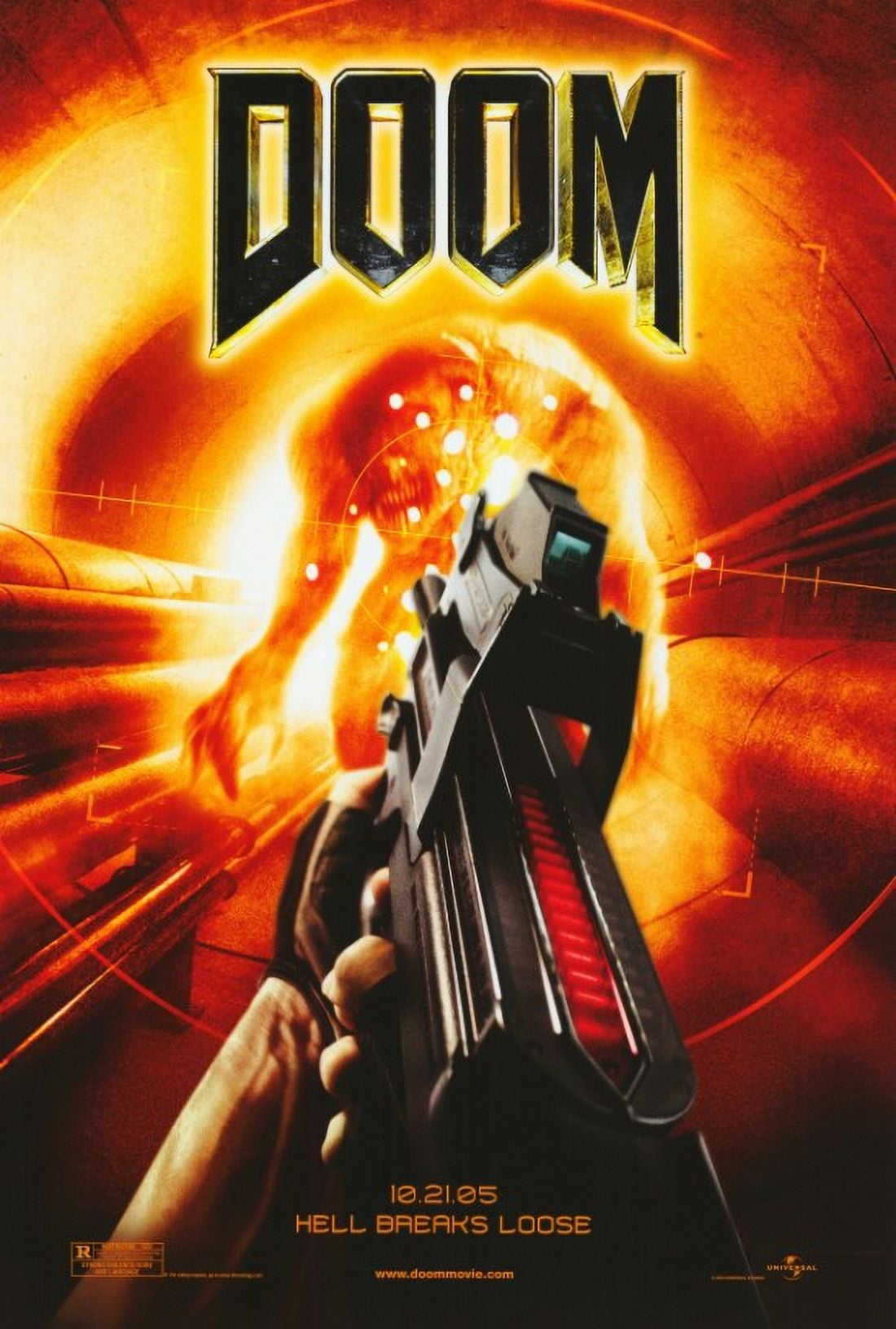 Doom Movie Poster 11x17 Print showcasing iconic film visuals.
