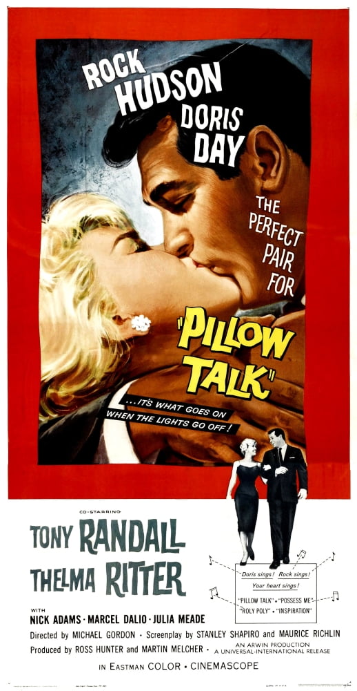 Pillow Talk Movie Poster Masterprint showcasing classic film art.