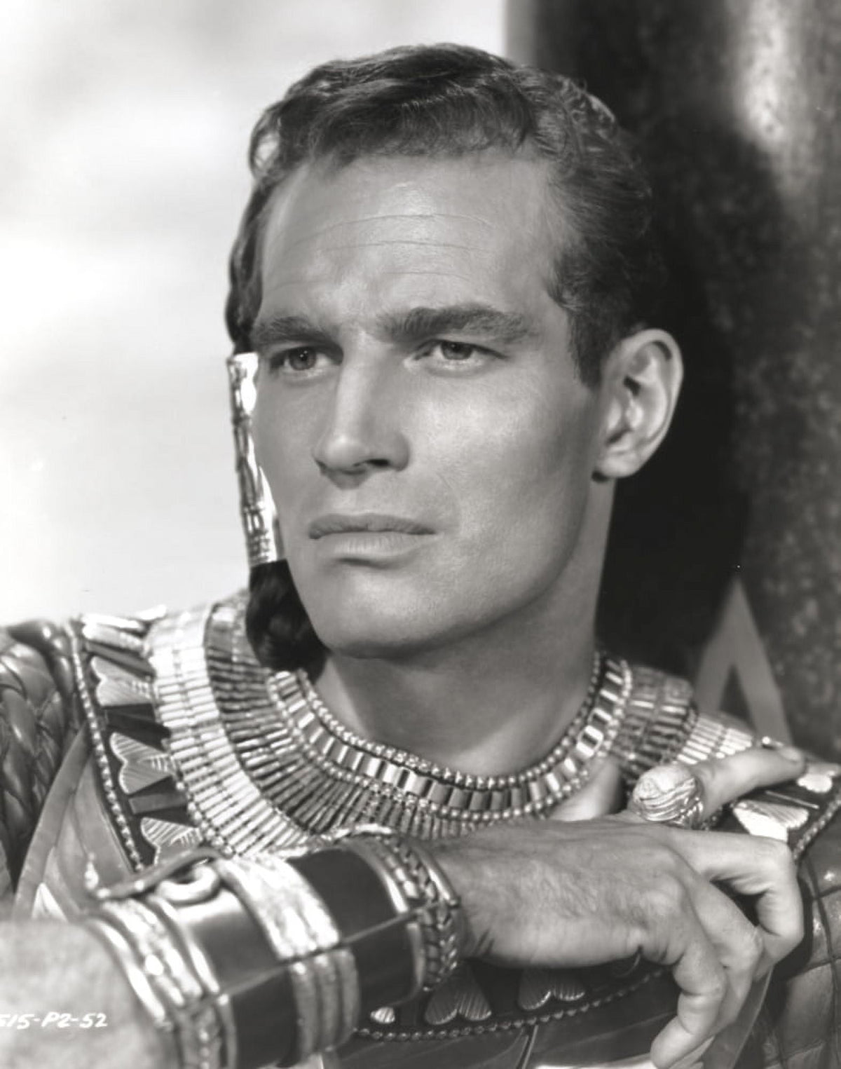 Charlton Heston as Moses in The Ten Commandments photo print