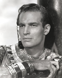 Charlton Heston as Moses in The Ten Commandments photo print