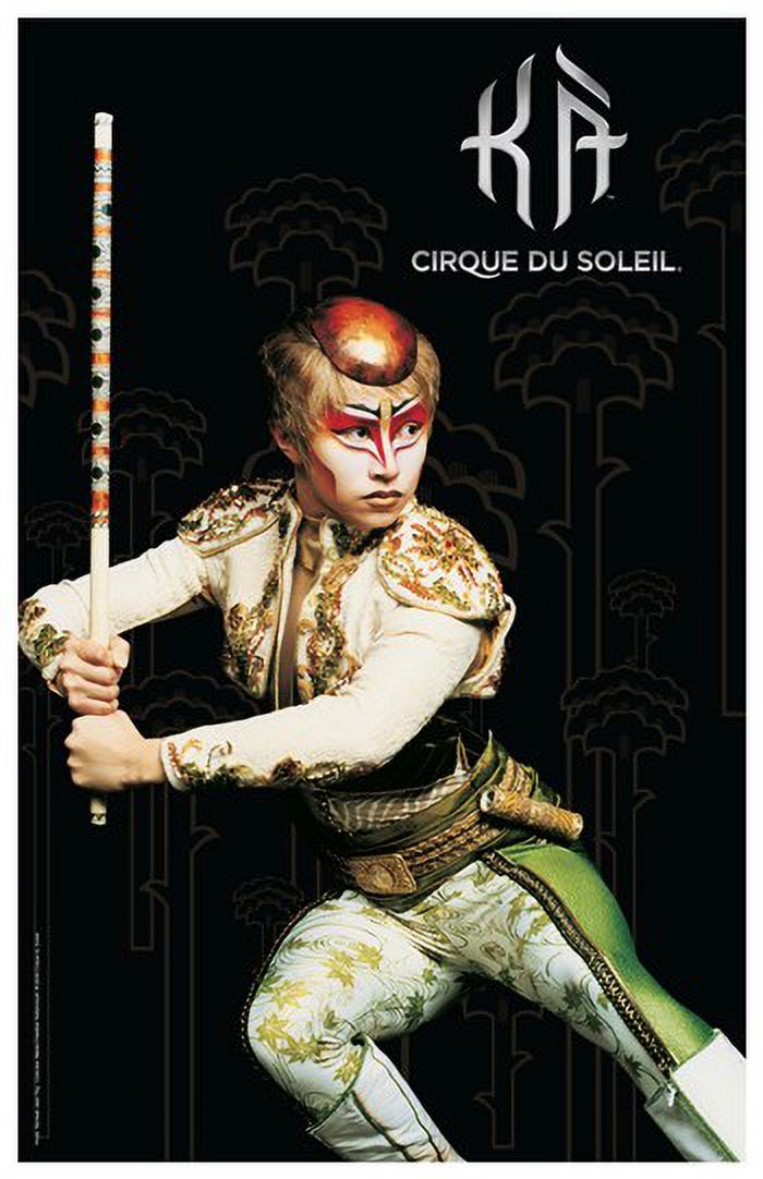 Cirque du Soleil Ka Movie Poster 11x17 featuring vibrant circus art.