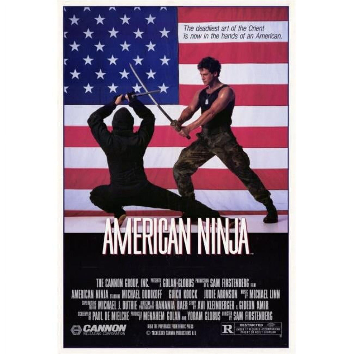 American Ninja Movie Poster Print 27x40 - Iconic Film Art