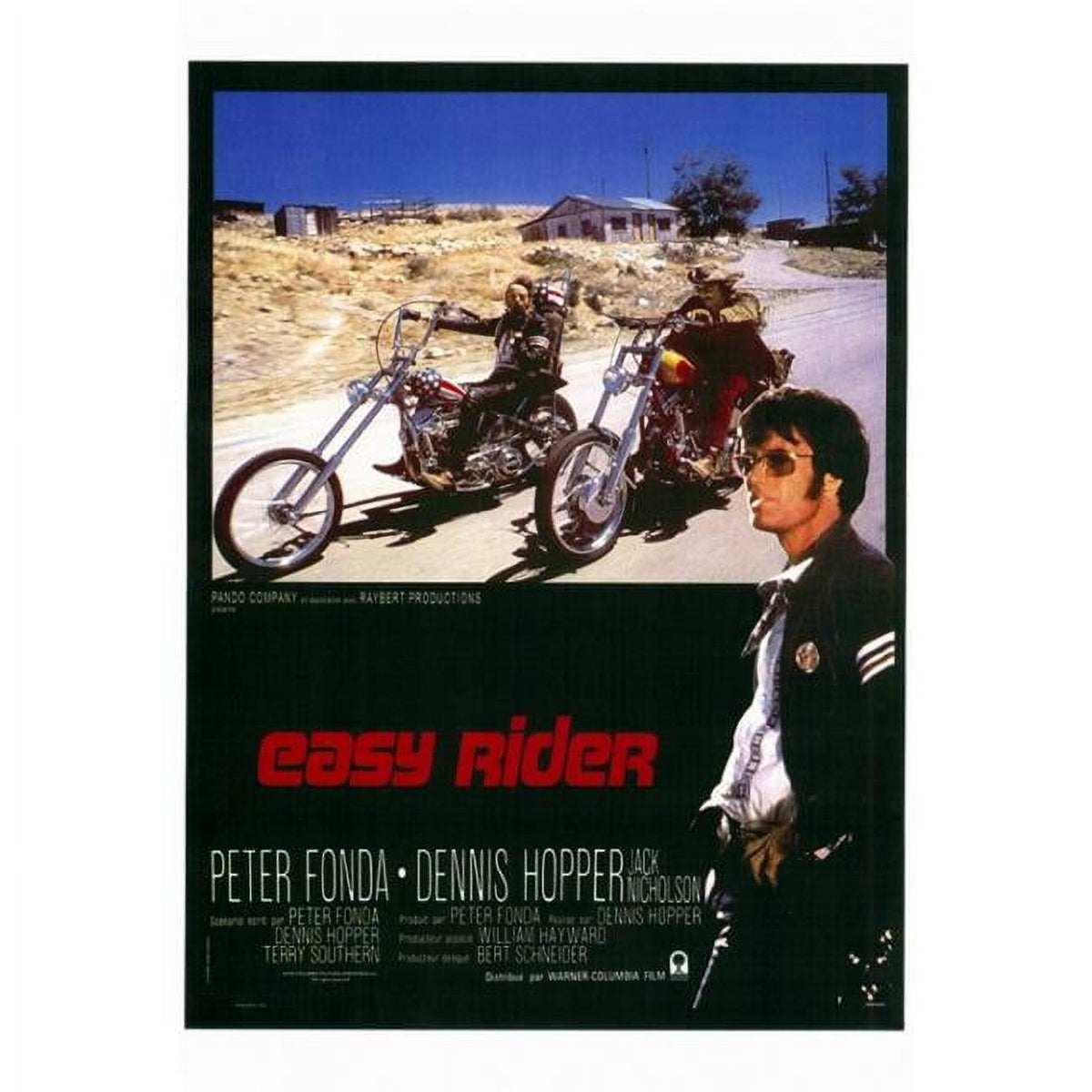 Easy Rider movie poster print in 27x40 size