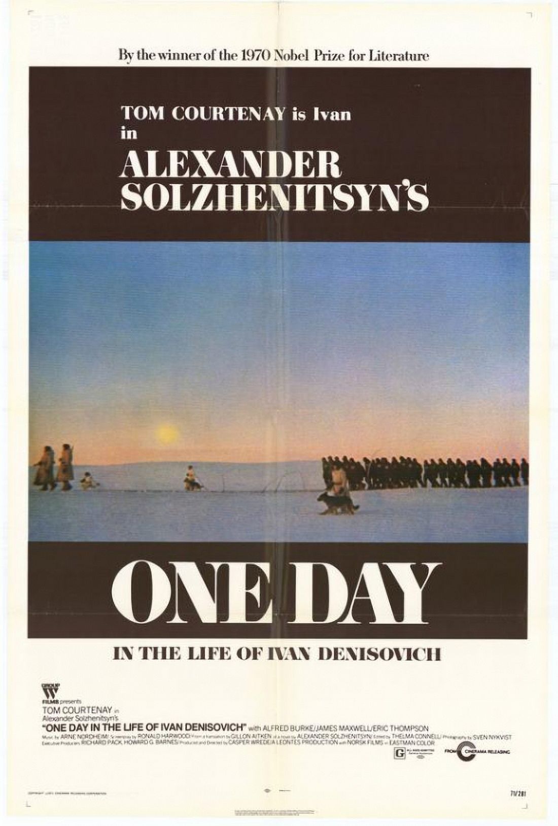 One Day in the Life of Ivan Denisovich Movie Poster Print 27x40