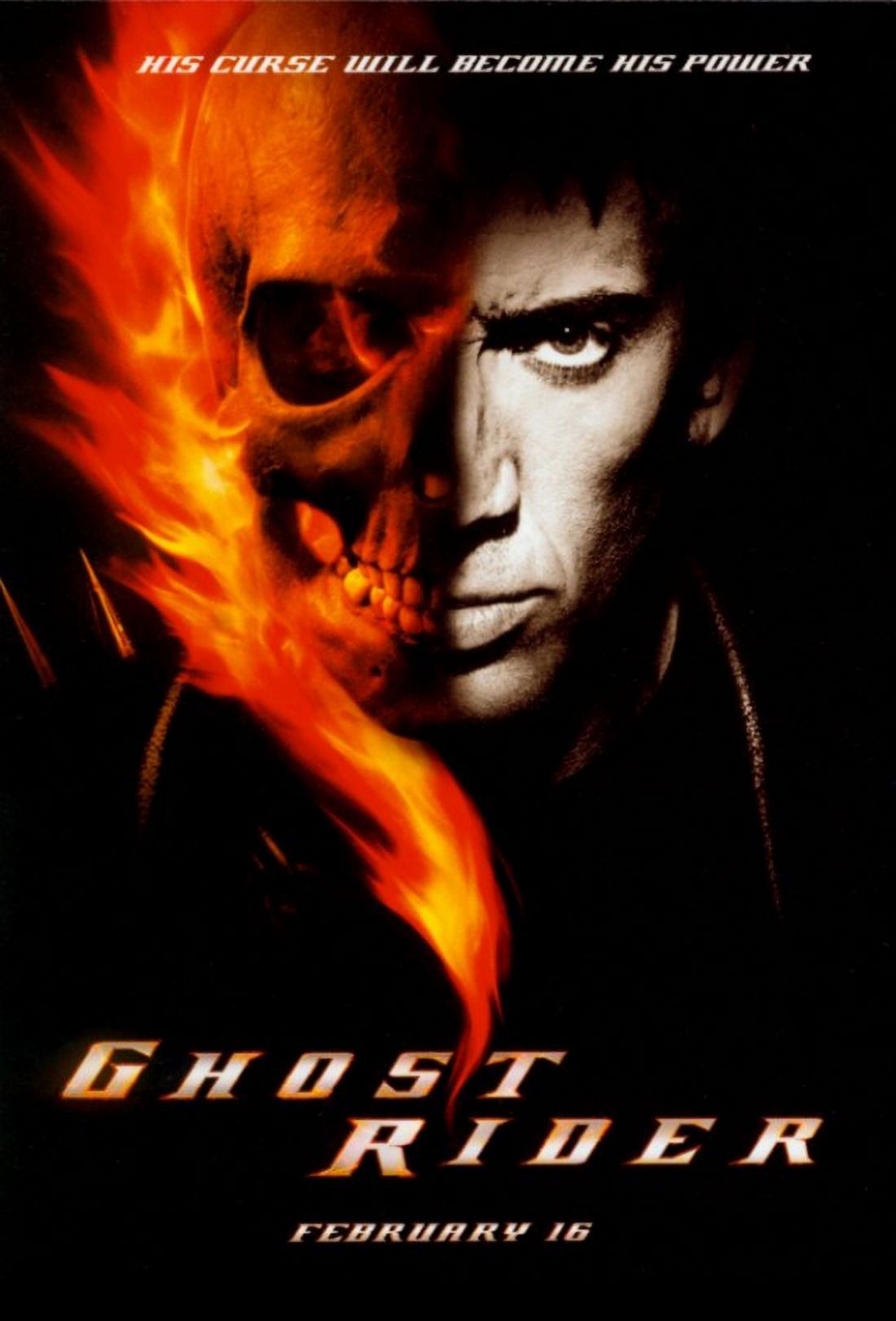 Ghost Rider Movie Poster 11x17 print featuring iconic character