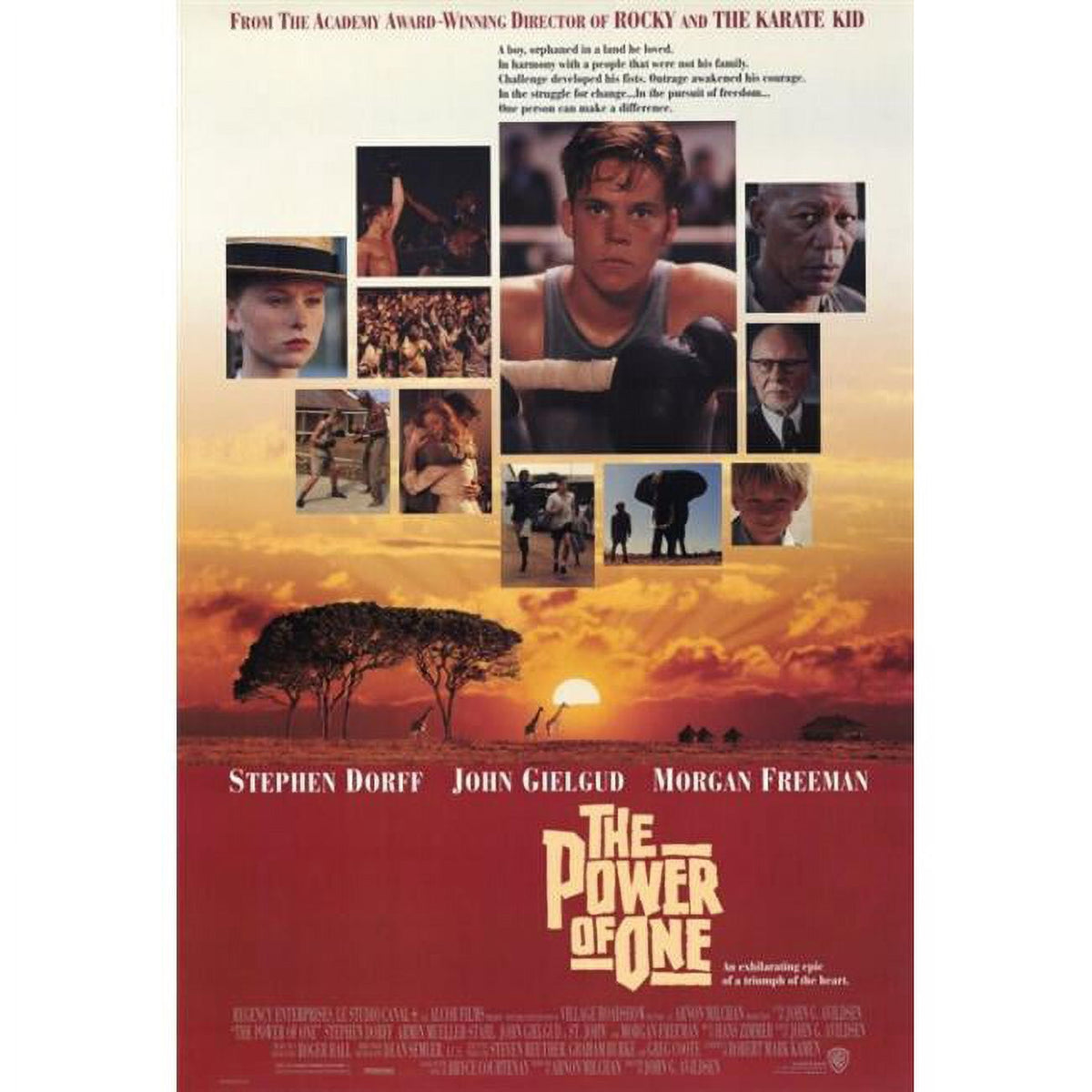 'The Power of One' Movie Poster Print 27x40 - Inspirational Art