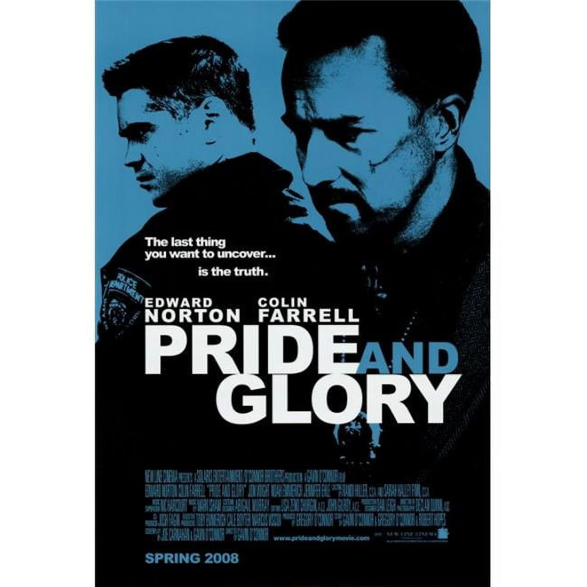 Pride and Glory Movie Poster Print 27x40 featuring intense drama
