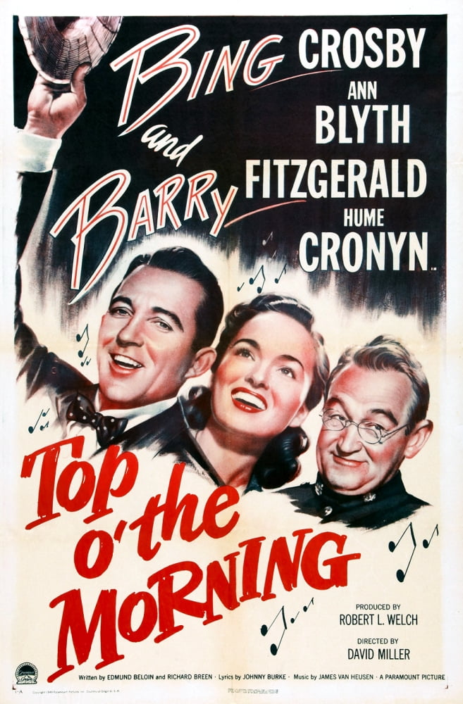 Ann Blyth Top O'the Morning photo print, classic Hollywood art.