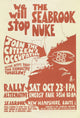 We Will Stop the Seabrook Nuke 1977 protest poster print