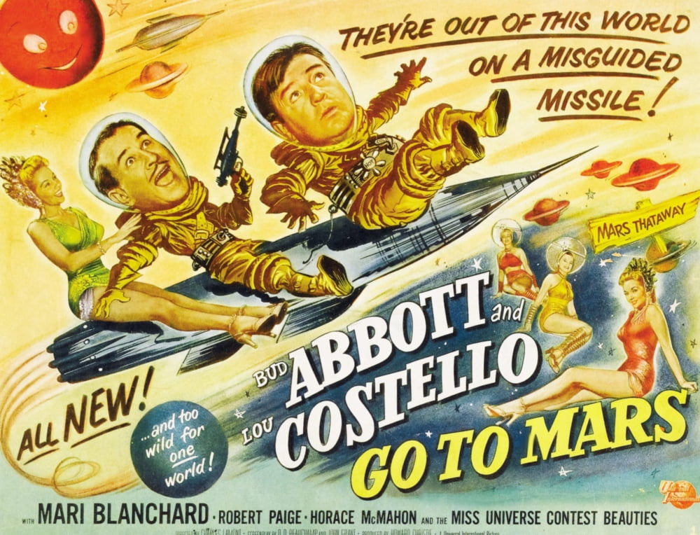 Abbott and Costello Go to Mars movie still print