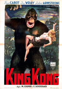 King Kong 1933 Italian Art Movie Masterprint Poster