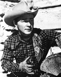 Roy Rogers vintage photo print from the 1950s, capturing the classic Western star.