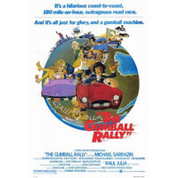 Gumball Rally Movie Poster Print - 27x40 size, vibrant colors, high-quality print.
