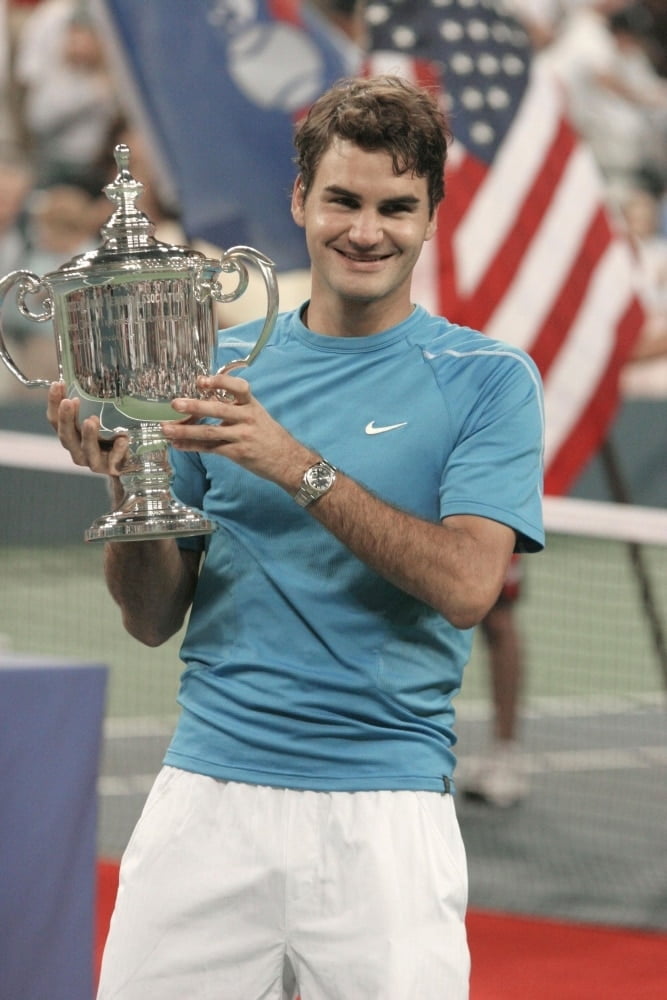 Roger Federer US Open Men's Finals Poster Print 2006 by Rob Rich