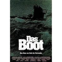 Das Boot movie poster print featuring iconic film art.