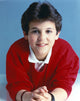 Fred Savage portrait photo print in red vest, 8x10.