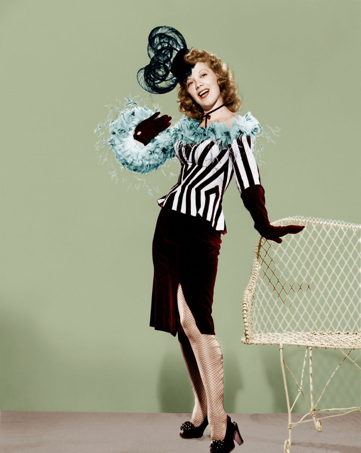 Up In Arms Dinah Shore vintage photo print from 1944