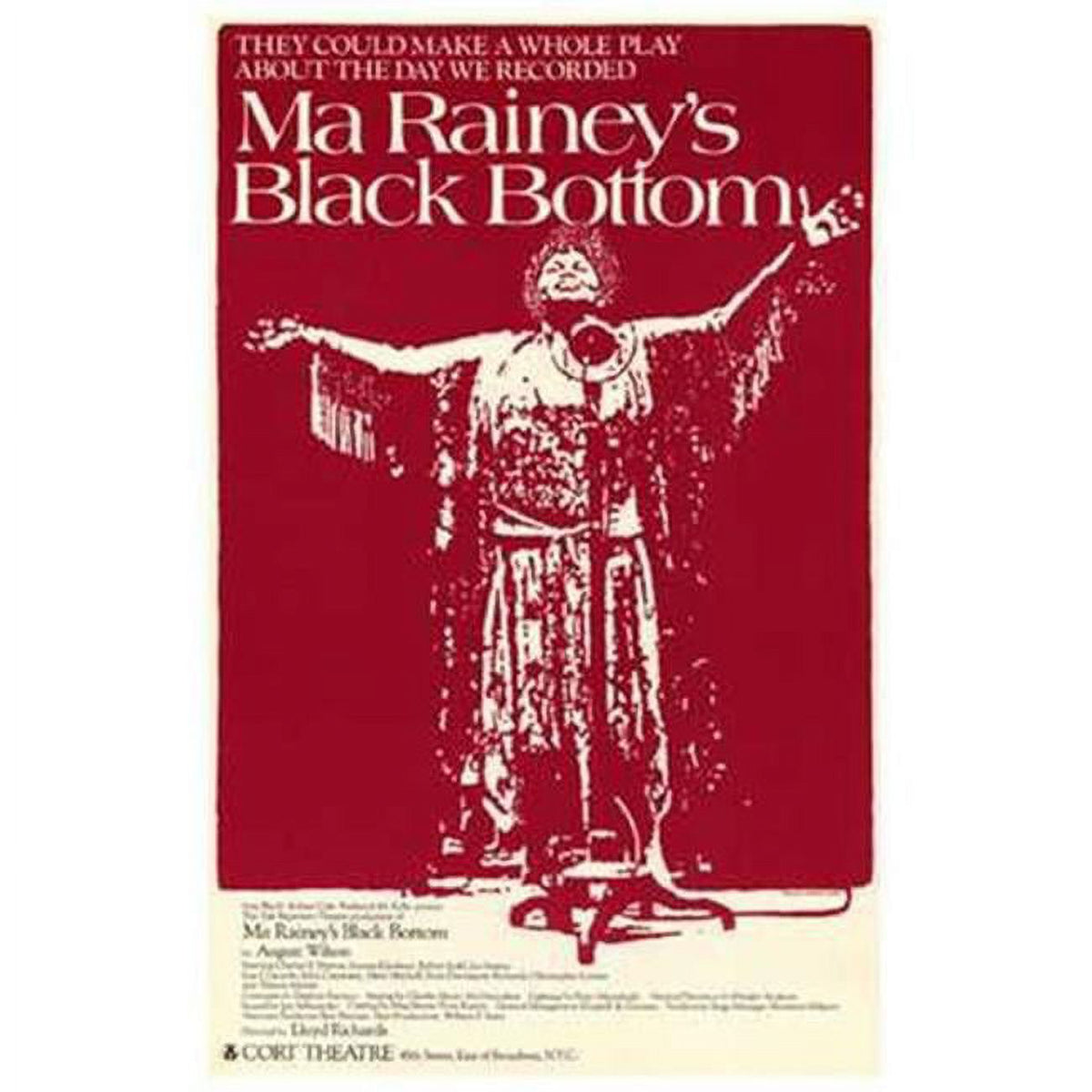 Ma Rainey's Black Bottom Broadway Play Movie Poster 11x17