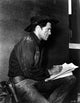 Robert Horton backstage writing letters photo print