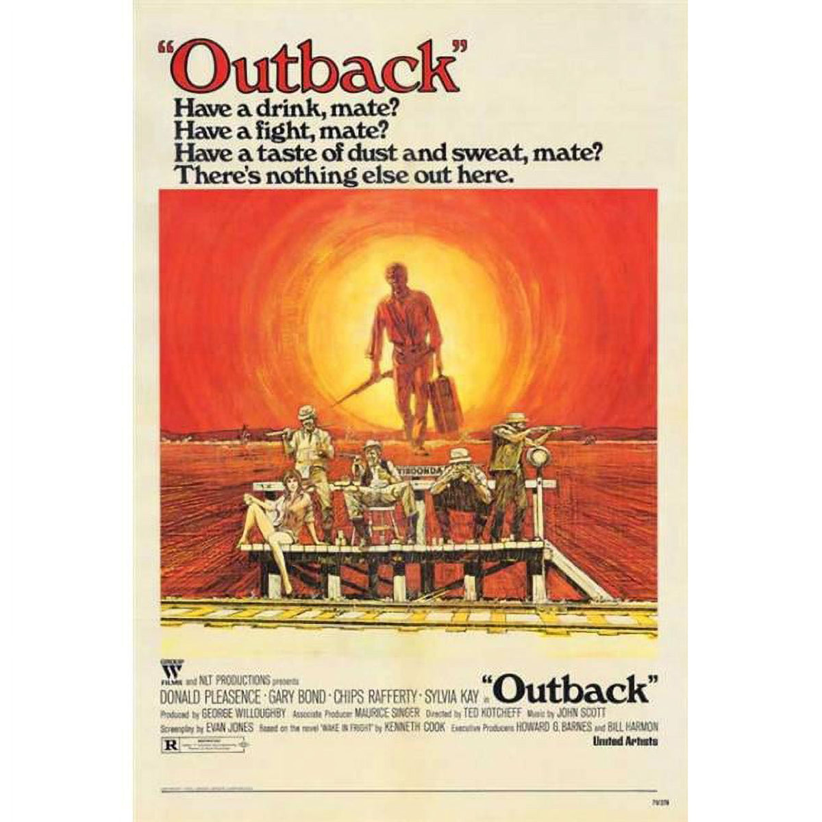 Outback movie poster print showcasing stunning Australian landscape.