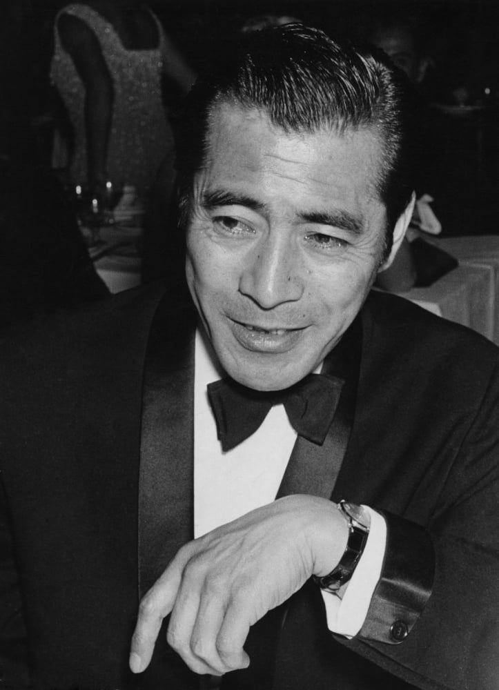 Toshiro Mifune vintage photo poster print from the 1950s
