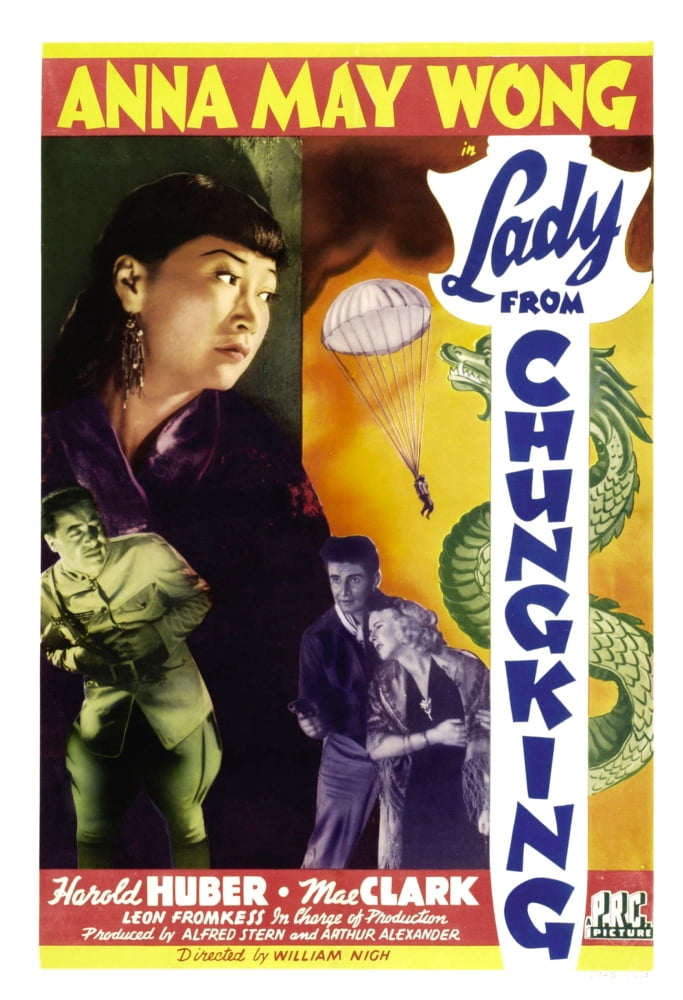 Lady From Chungking movie masterprint poster featuring Anna May Wong, 1942.
