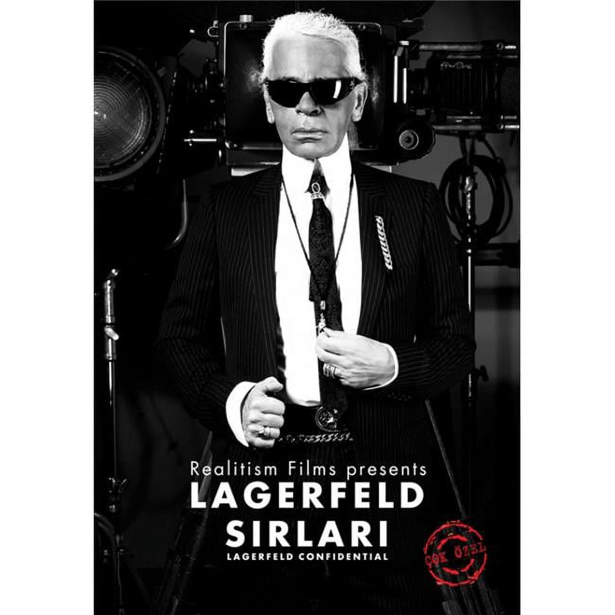 Lagerfeld Confidential Movie Poster Print 27x40 - Fashion Art