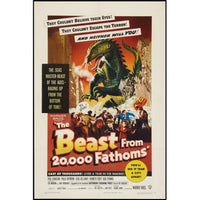 The Beast from 20000 Fathoms 1953 movie poster masterprint.