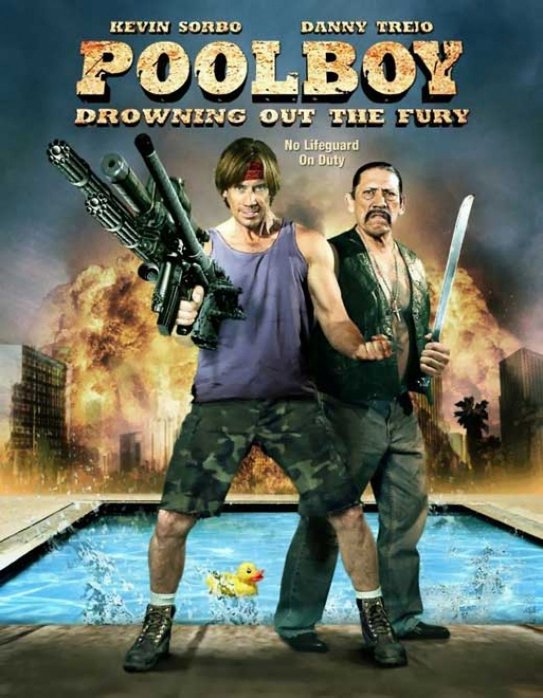 Poolboy Drowning Out the Fury Movie Poster 11x17