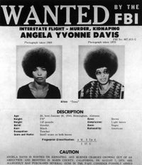 Angela Davis Wanted Poster Photo Print