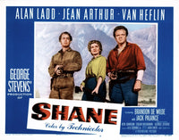 Shane Movie Masterprint Poster featuring Alan Ladd and Jean Arthur, 14 x 11