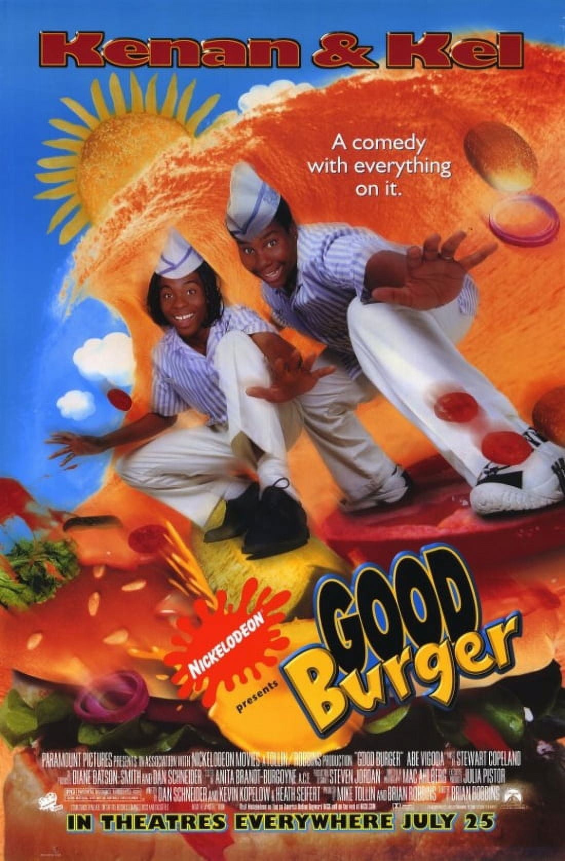 Good Burger Movie Poster 11x17 print featuring iconic characters.