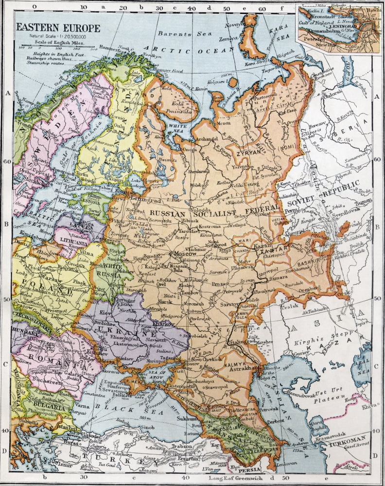 Eastern Europe Between the First and Second Wars vintage photo print.