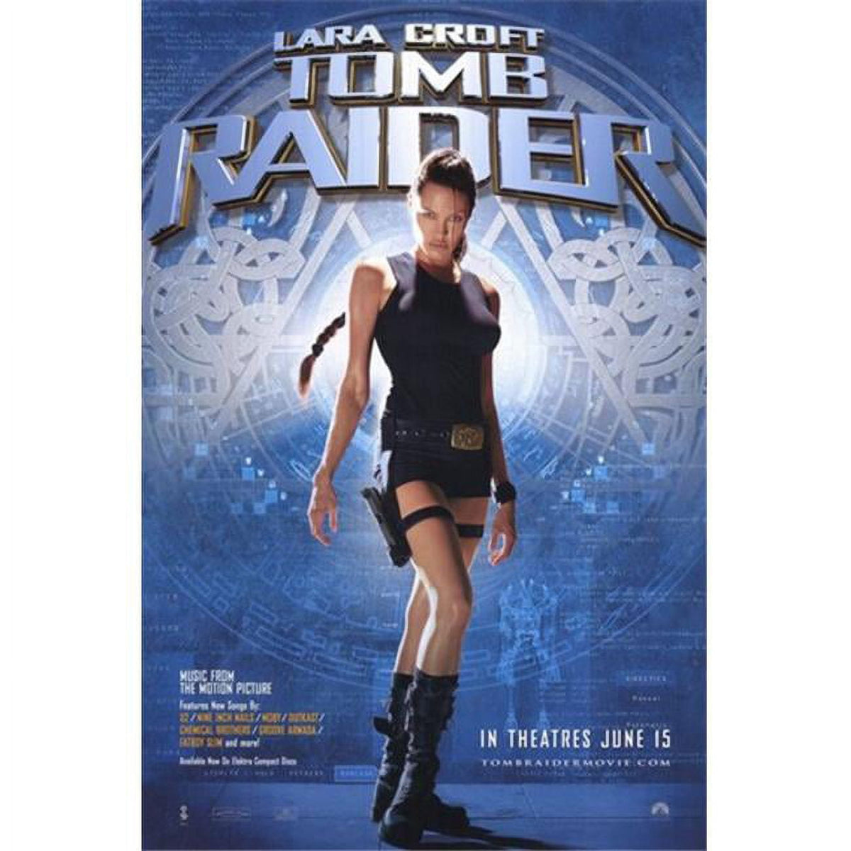 Lara Croft Tomb Raider Movie Poster 11x17 showcasing iconic character.