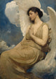 Winged Figure art print by Abbott Handerson Thayer, elegant figure with wings