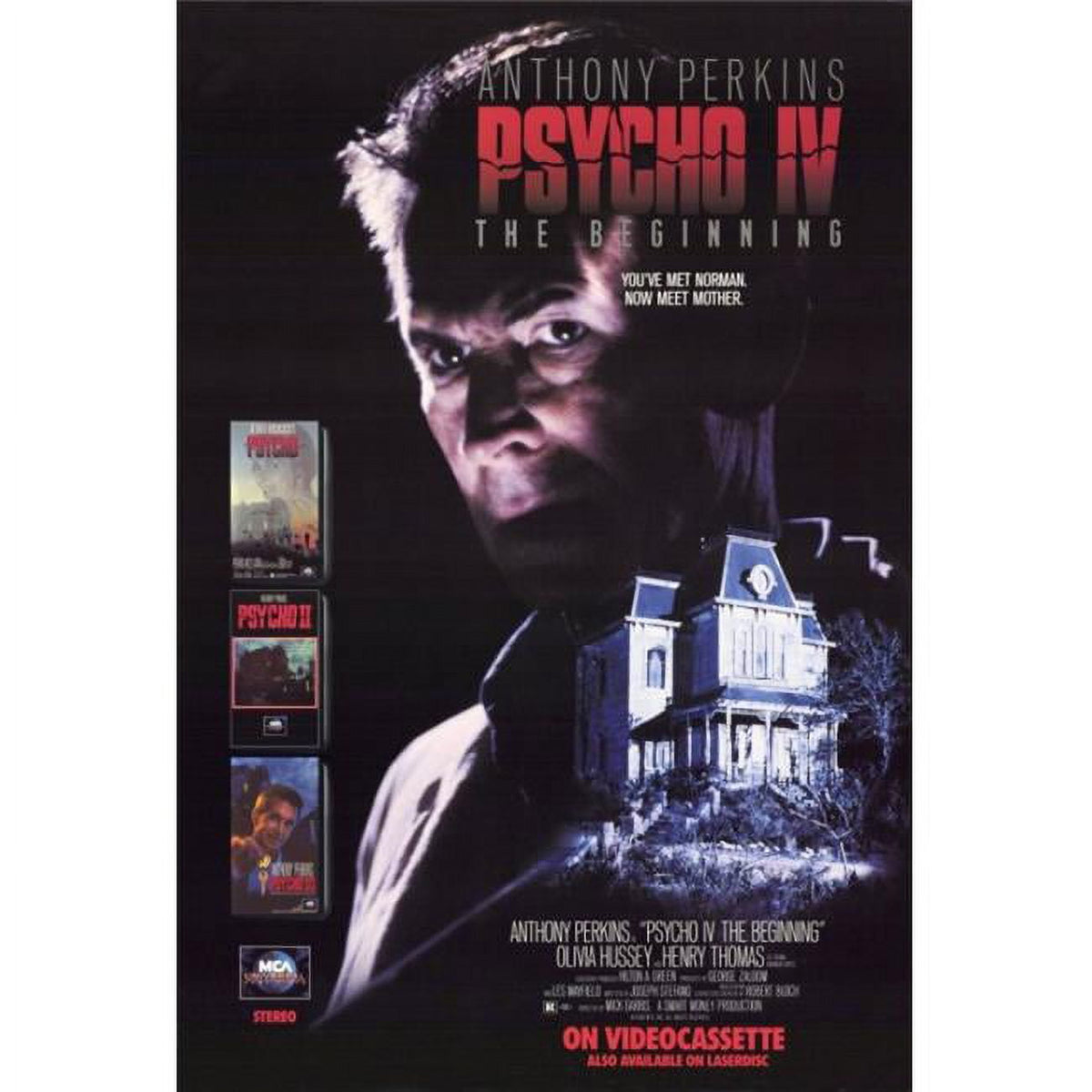 Psycho 4: The Beginning movie poster print 27x40