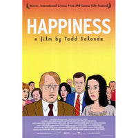 Happiness Movie Poster Print showcasing vibrant colors and joyful design.