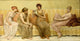Reading the Story of Oenone poster print by Francis Davis Millet, available in multiple sizes.