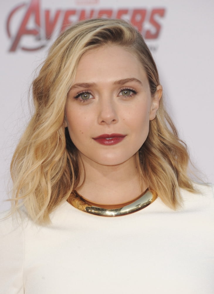 Elizabeth Olsen at the Avengers: Age of Ultron premiere photo print.