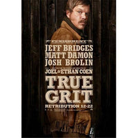 True Grit Movie Poster showcasing classic Western film art.