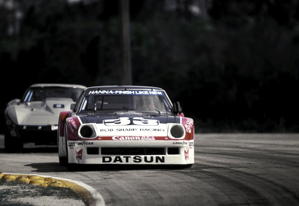 Paul Newman racing car photo print