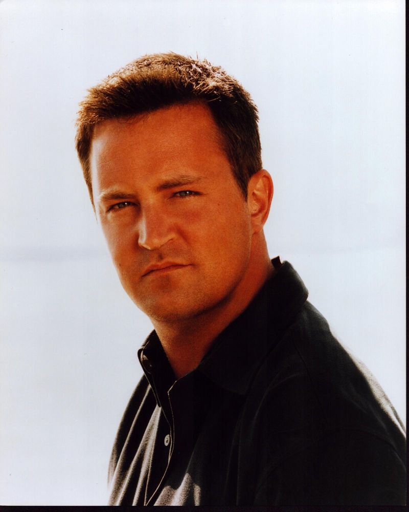 Matthew Perry headshot photo print showcasing the iconic actor.
