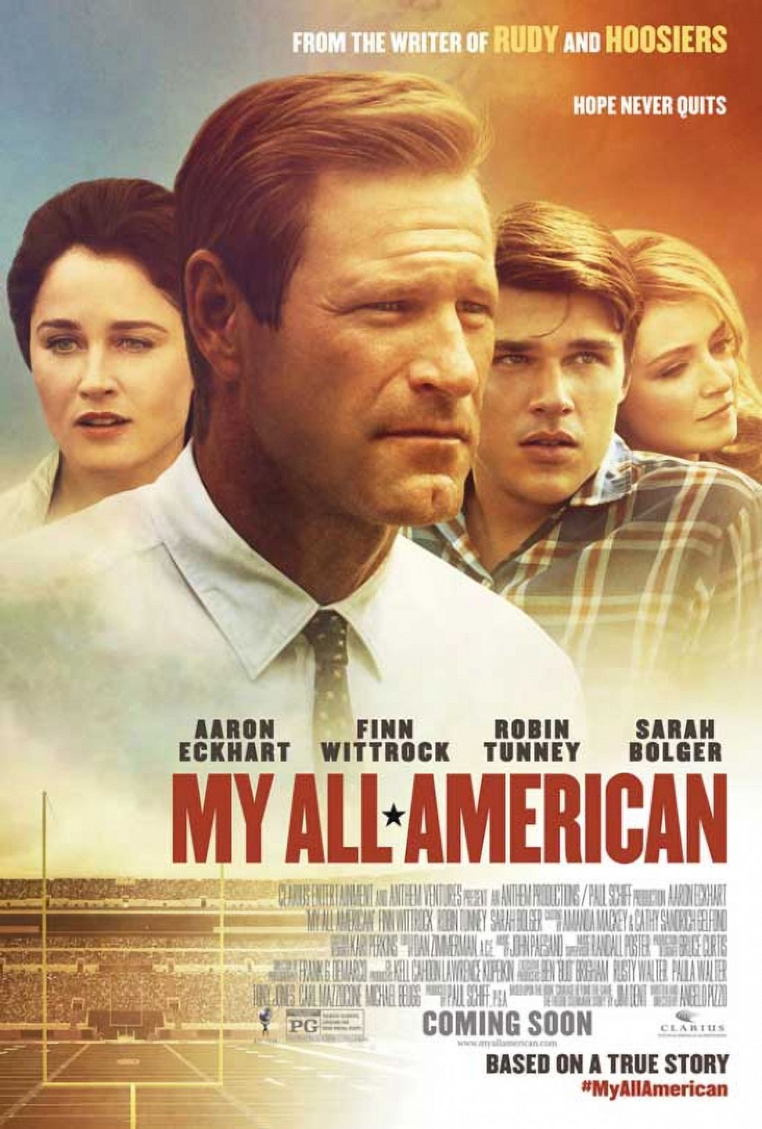 My All American Movie Poster 11x17 print showcasing cinematic inspiration.