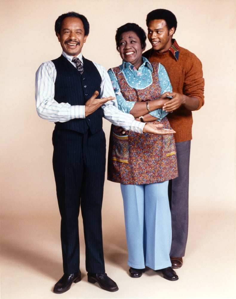 Jeffersons in Portrait Photo Print featuring classic TV characters.