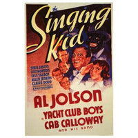 The Singing Kid Movie Poster Print 27x40 showcasing classic film art.