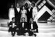 Photo print of iconic music legends including Frank Sinatra, Dean Martin, and more.